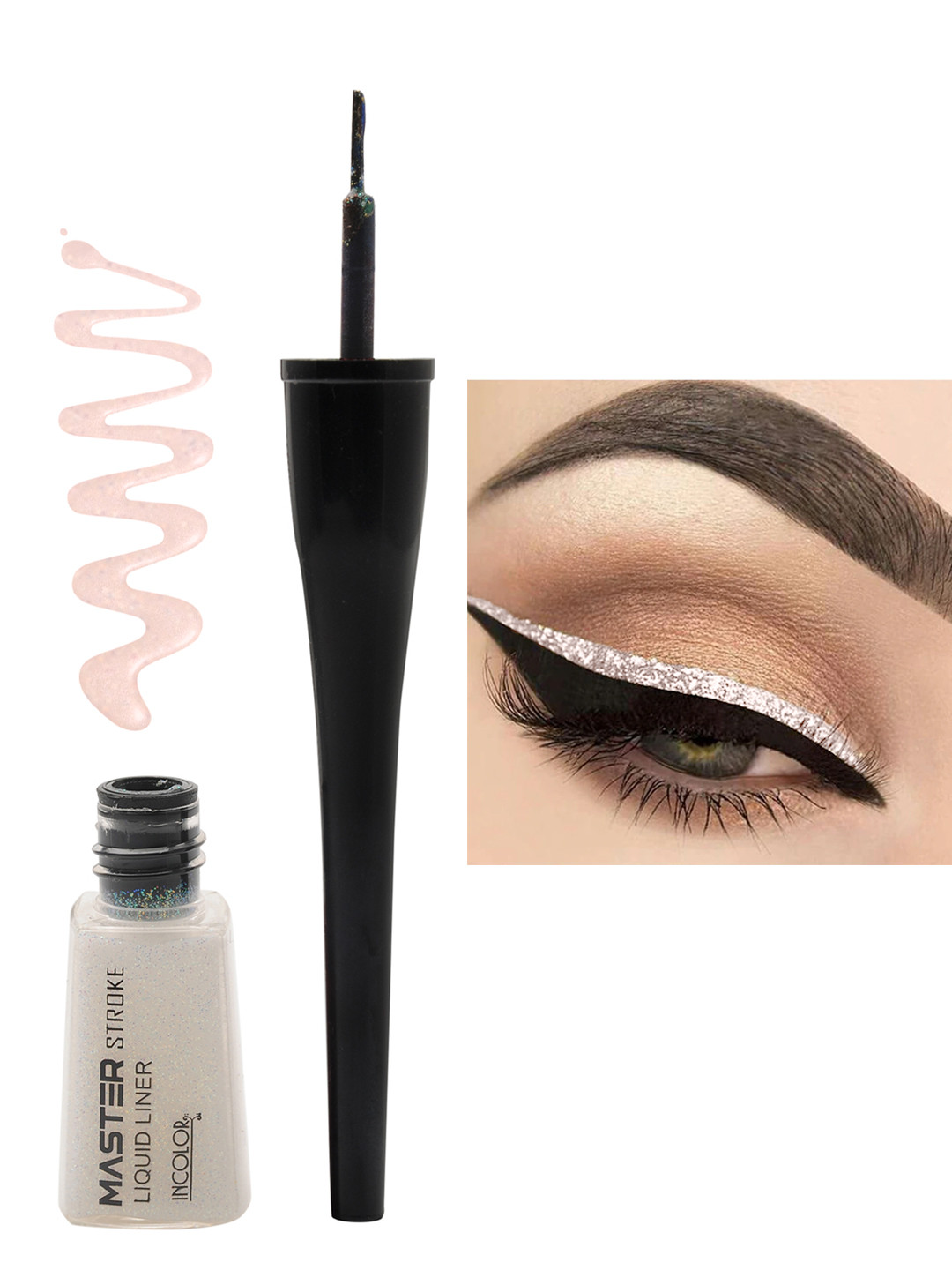 

INCOLOR Master Stroke Pearly Liquid Eyeliner 11, Off white