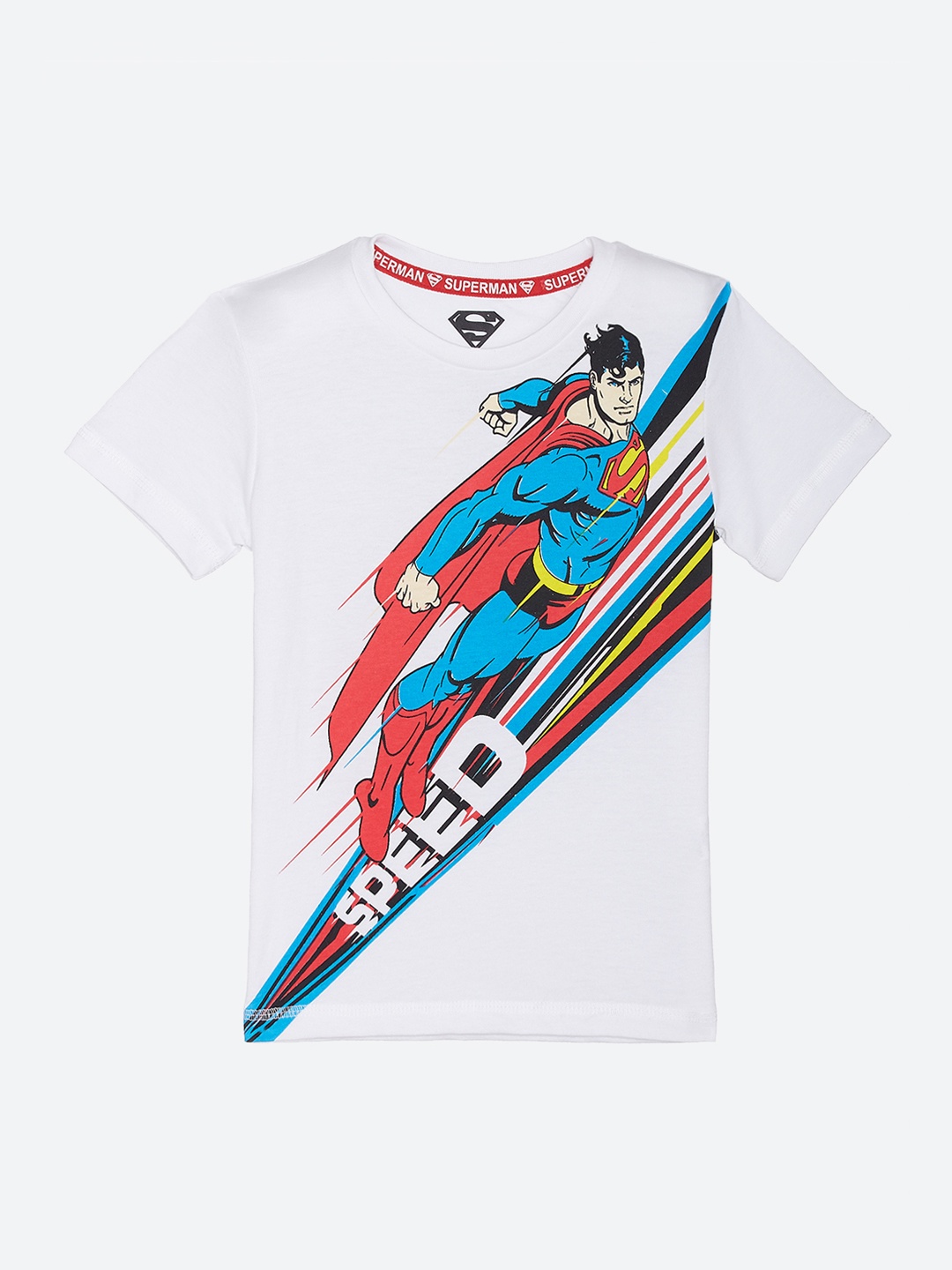 

Kids Ville Superman featured White Tshirt for Boys