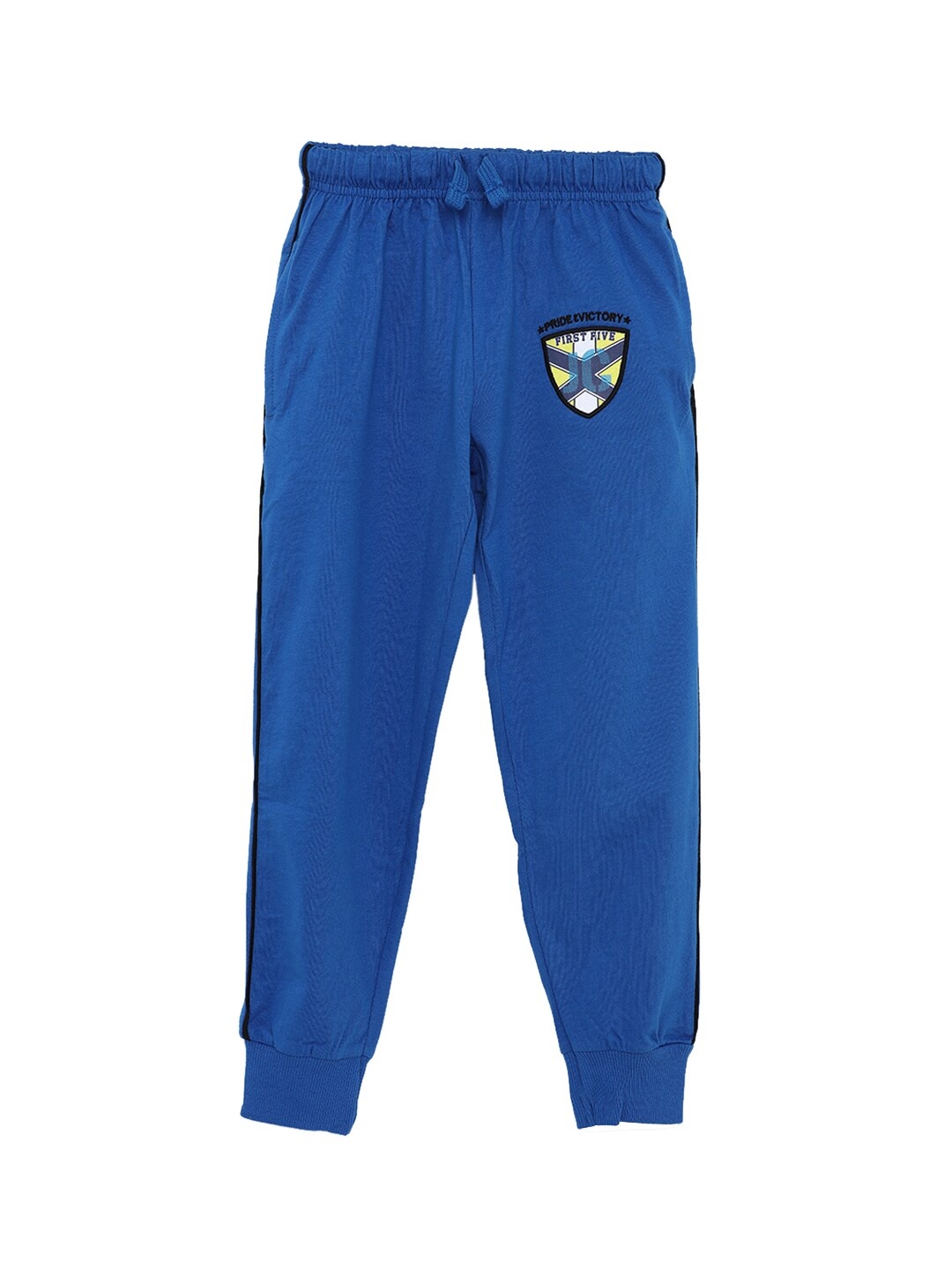 

JusCubs Boys Blue Solid Slim-Fit Joggers