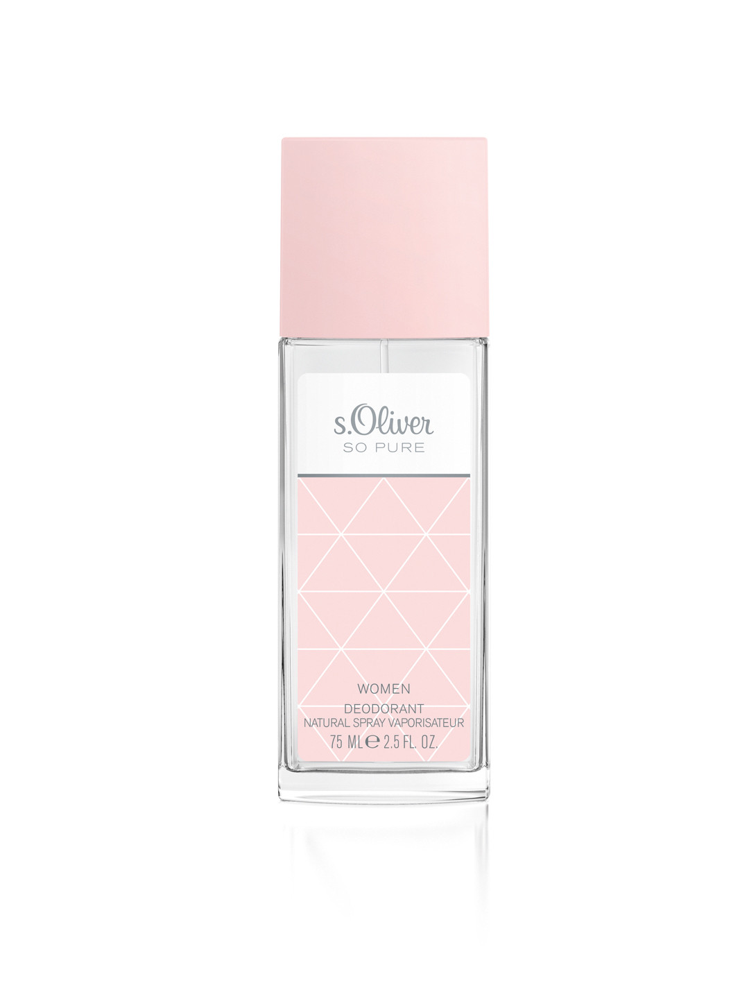 

s.Oliver Women So Pure Natural Spray Vaporisateur Deodorant 75 ml, Pink