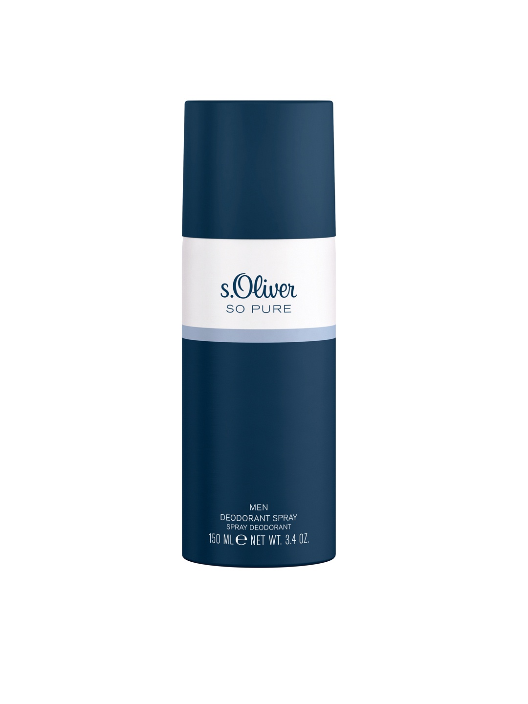 

s.Oliver Men So Pure Aerosol Deodorant 150 ml, Black
