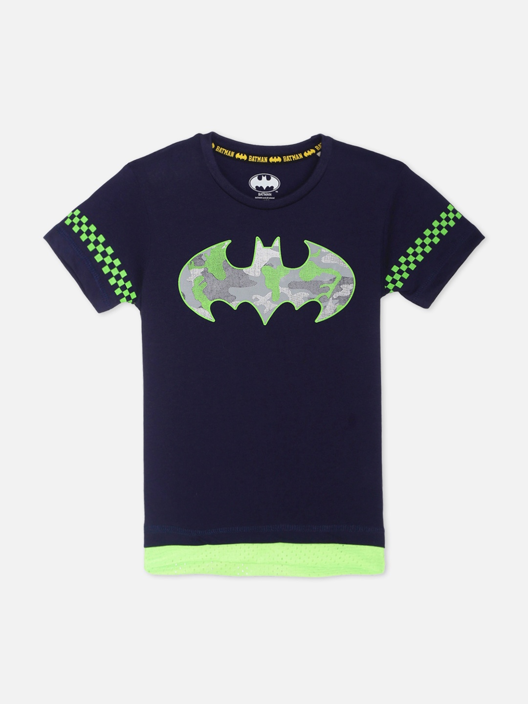 

Kids Ville Batman featured Navy Tshirt for Boys, Navy blue