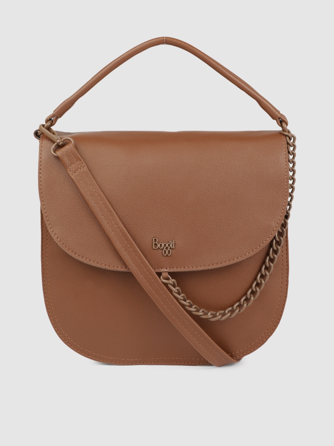 

Baggit Tan Solid VEDAX AUDREY Satchel