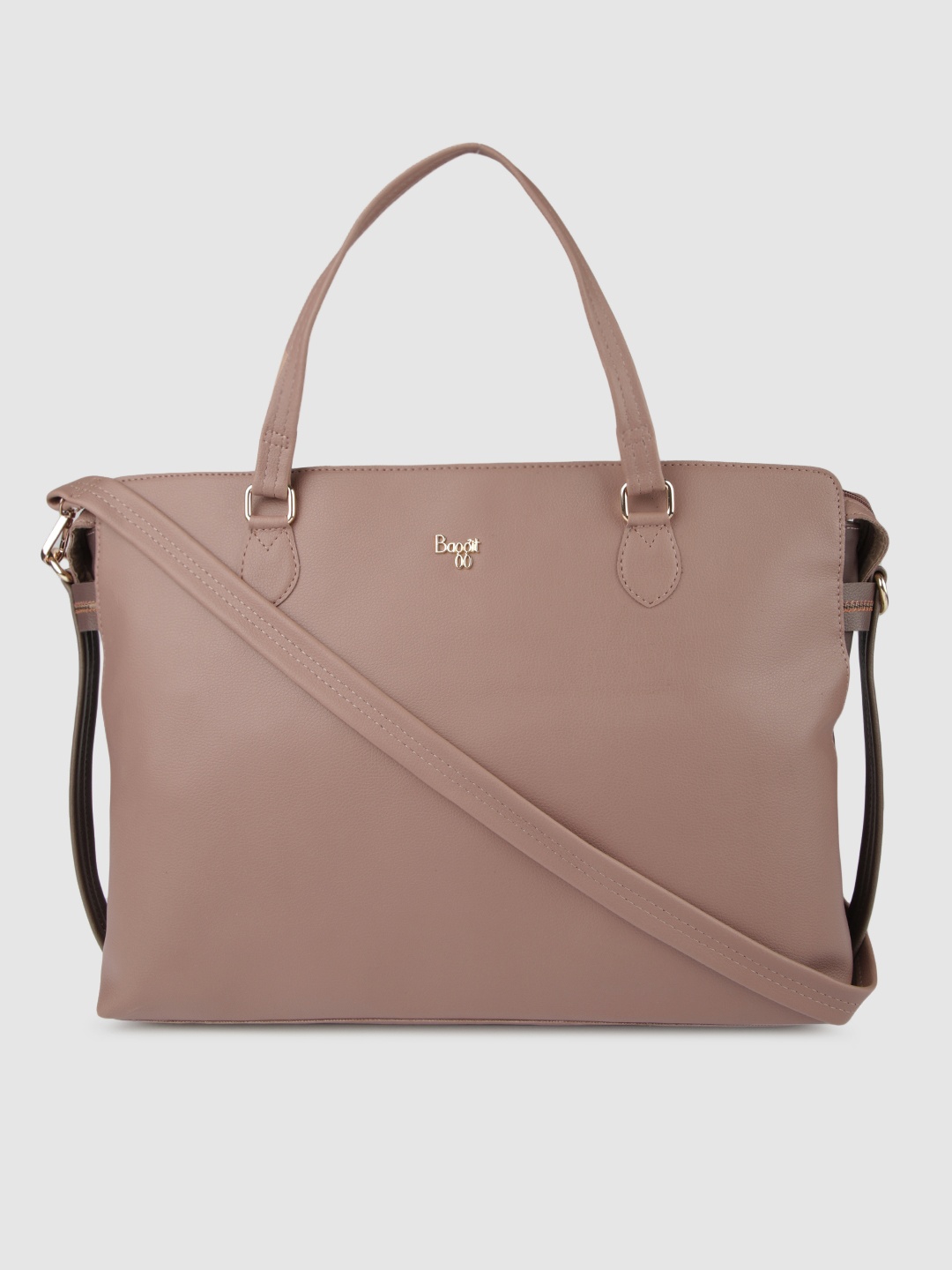 

Baggit Women Mauve Solid Laptop Bag