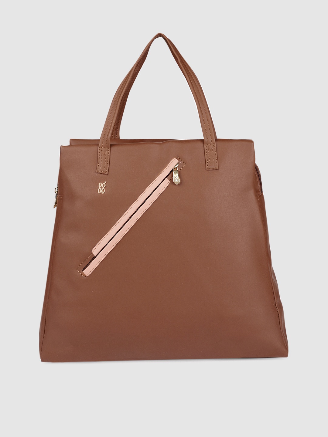 

Baggit Brown Solid Handheld Bag