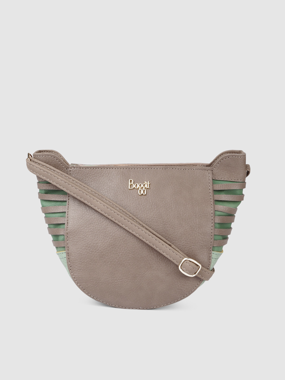 

Baggit Beige Solid Sling Bag