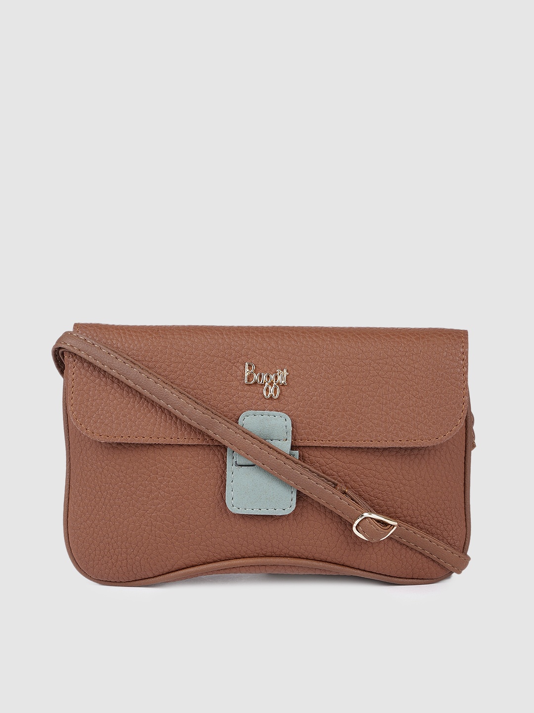 

Baggit Tan Brown Textured RABBIE Sling Bag