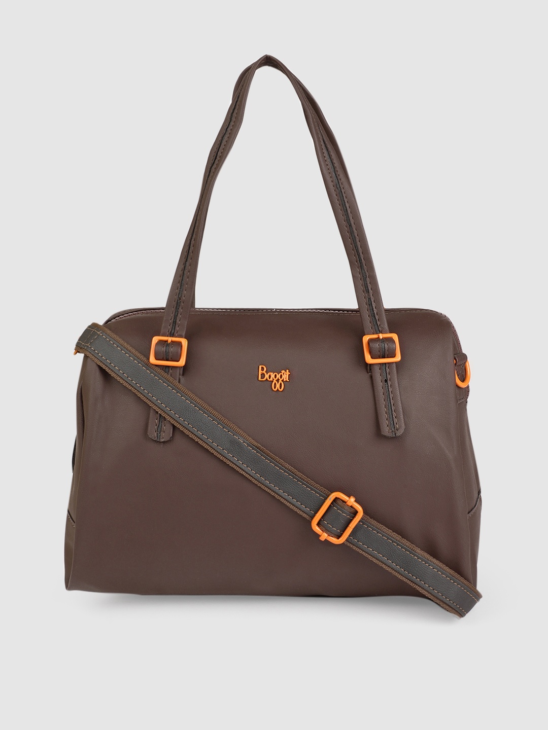 

Baggit Brown Solid Handheld Bag