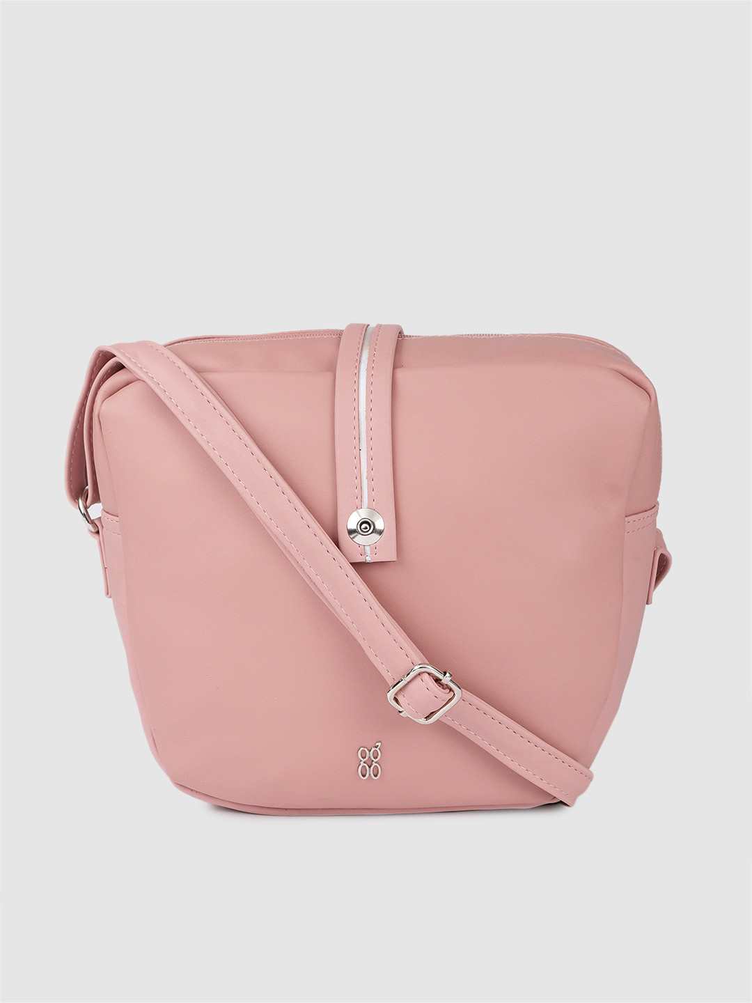 

Baggit Pink Solid GRADDLE Sling Bag