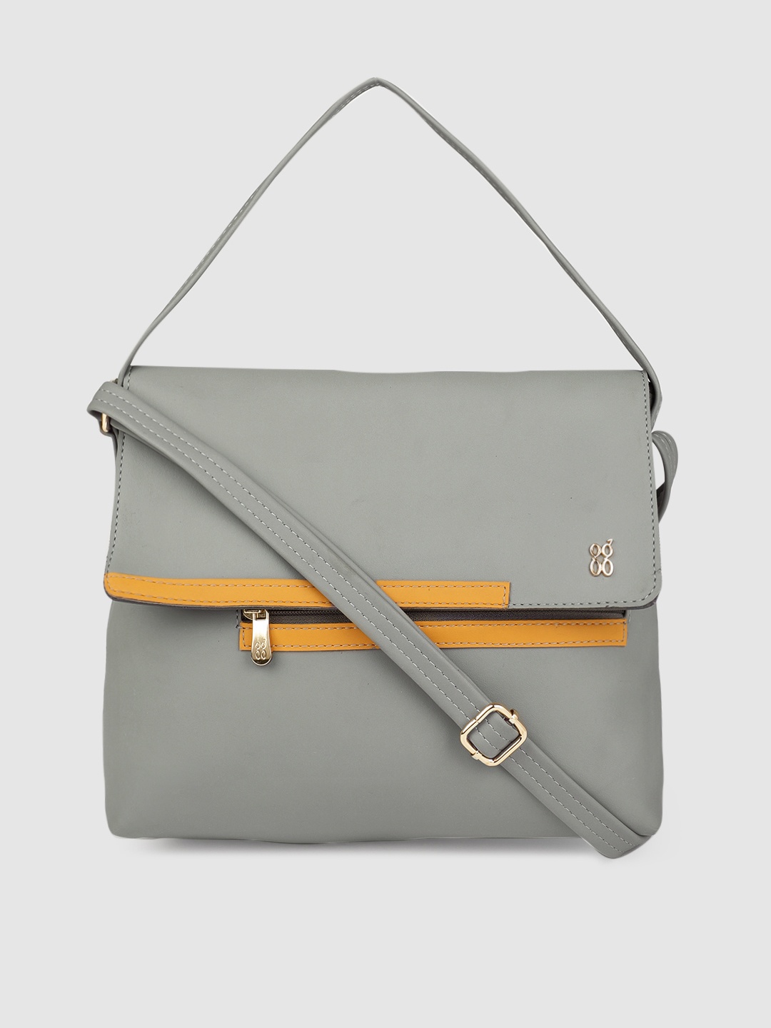 

Baggit Grey TRINKELS Solid Sling Bag