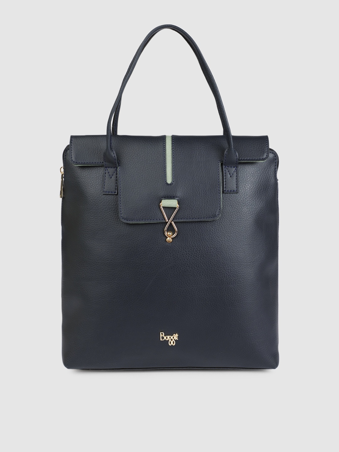 

Baggit Women Navy Blue Solid Backpack cum Handbag