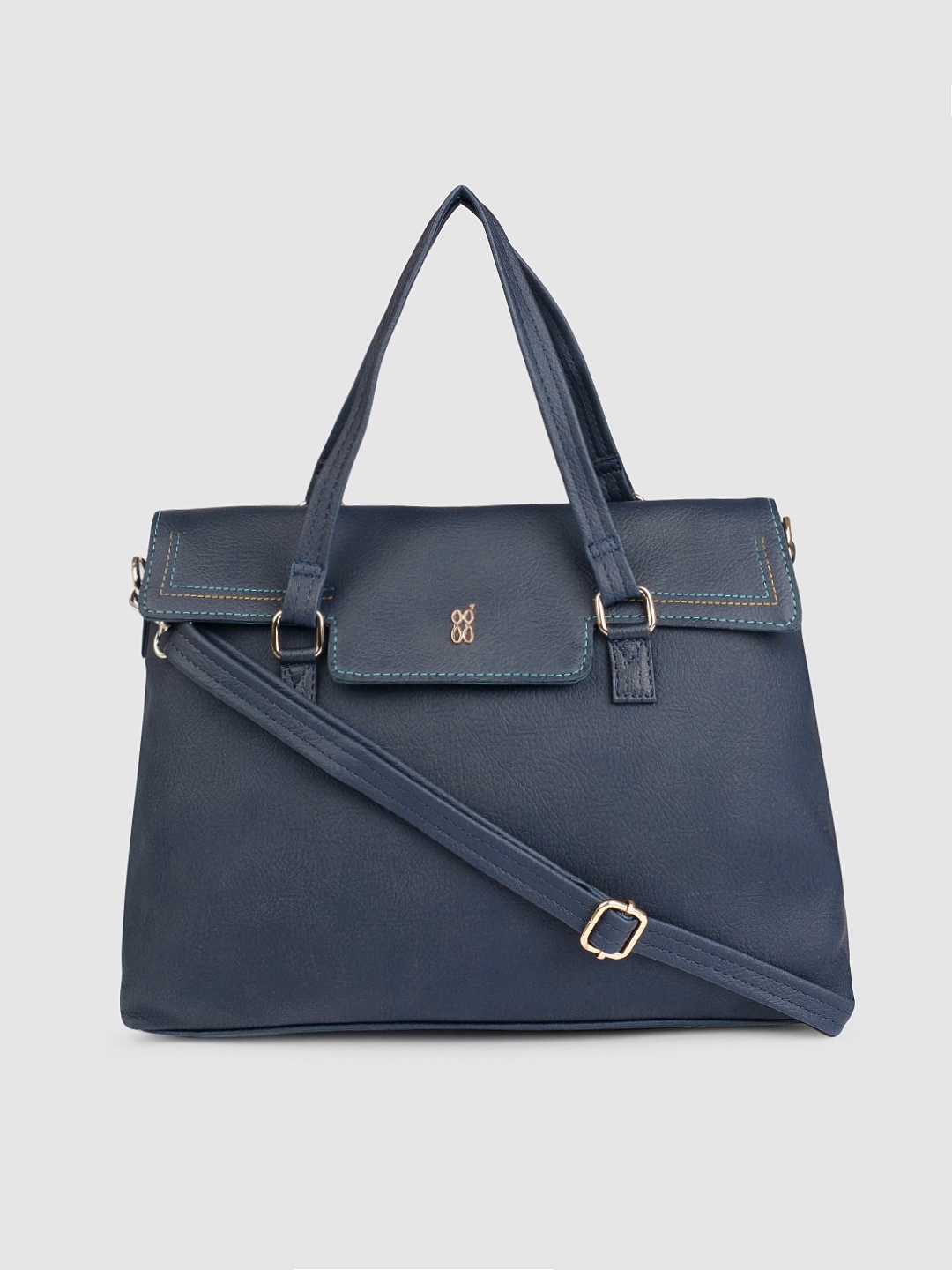 

Baggit Navy Blue Solid DIM E FABELLA Handheld Bag