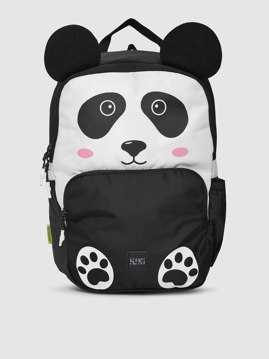 

Wildcraft Unisex Black & White Colourblocked Backpack
