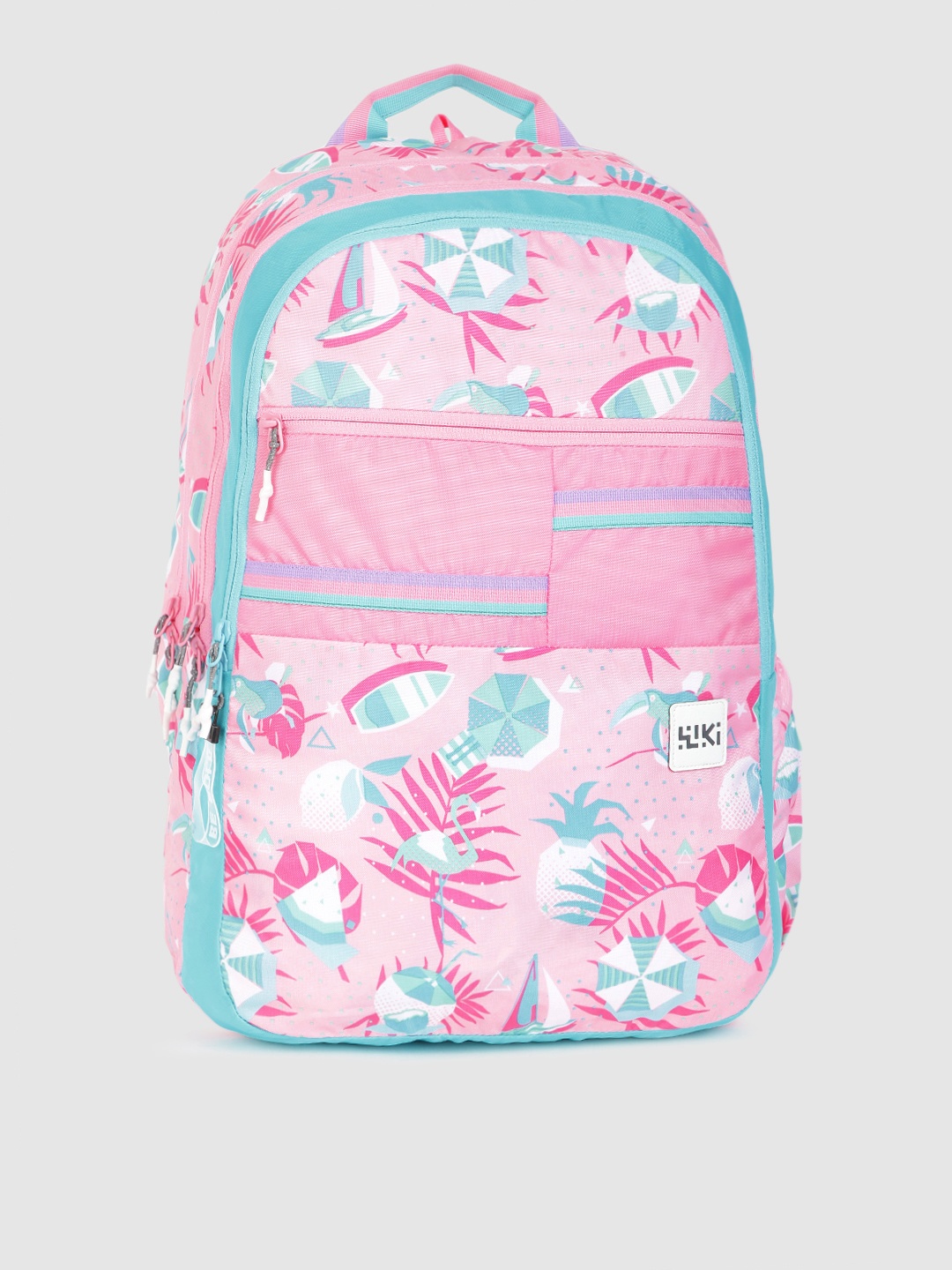 

Wildcraft Unisex Pink Beach Graphic Backpack