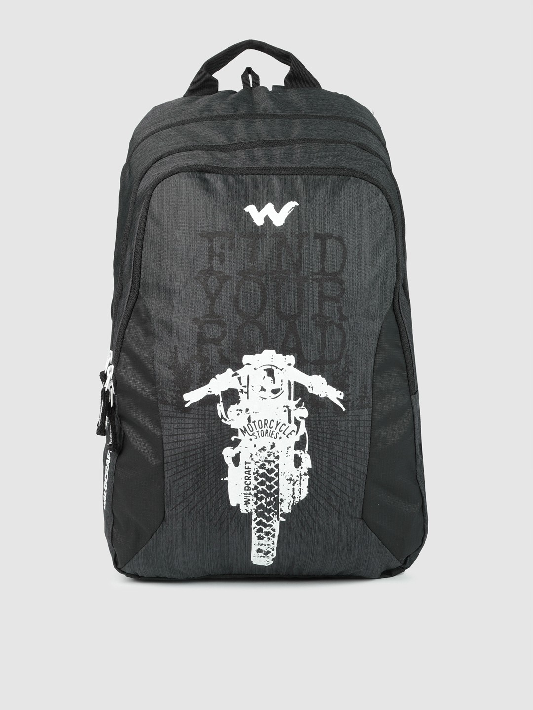 

Wildcraft Unisex Black Graphic Blaze3 Bike Top Backpack