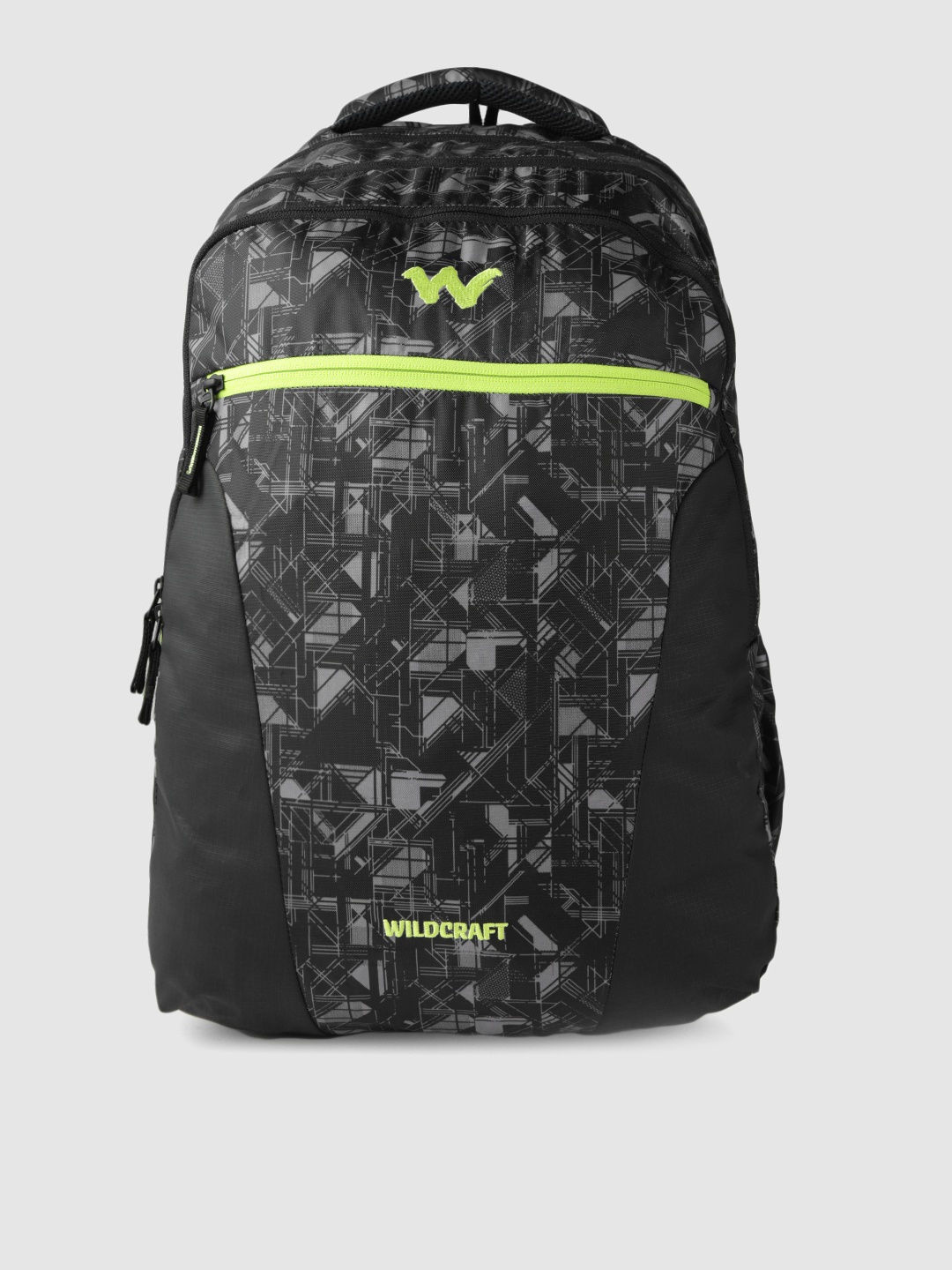 

Wildcraft Unisex Black & Grey Graphic Bravo3 Wireframe Backpack