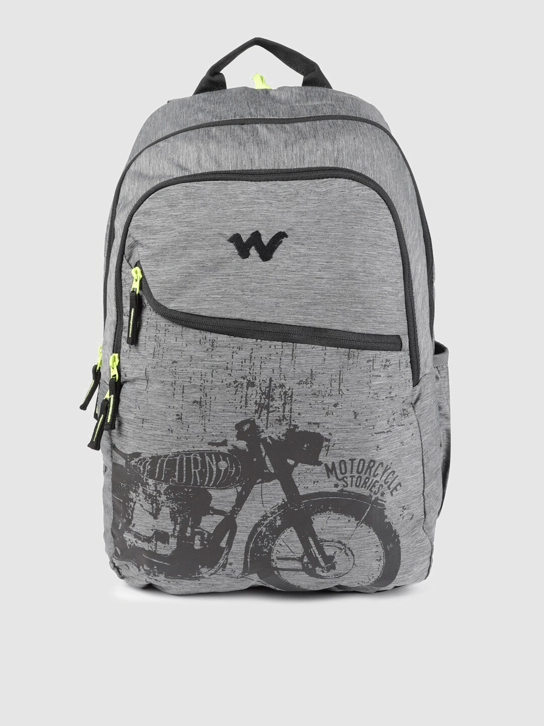 

Wildcraft Unisex Grey & Black Blaze2 Bike Graphic Backpack