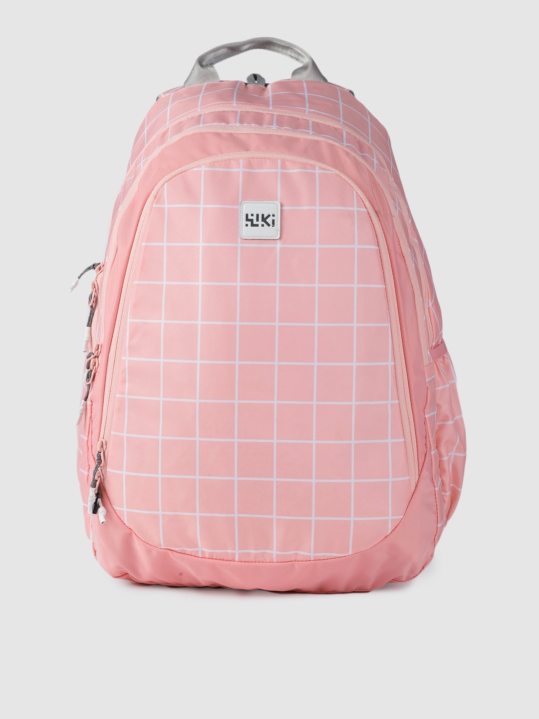 

Wildcraft Unisex Pink & White Checked WIKI PACK 5 Backpack