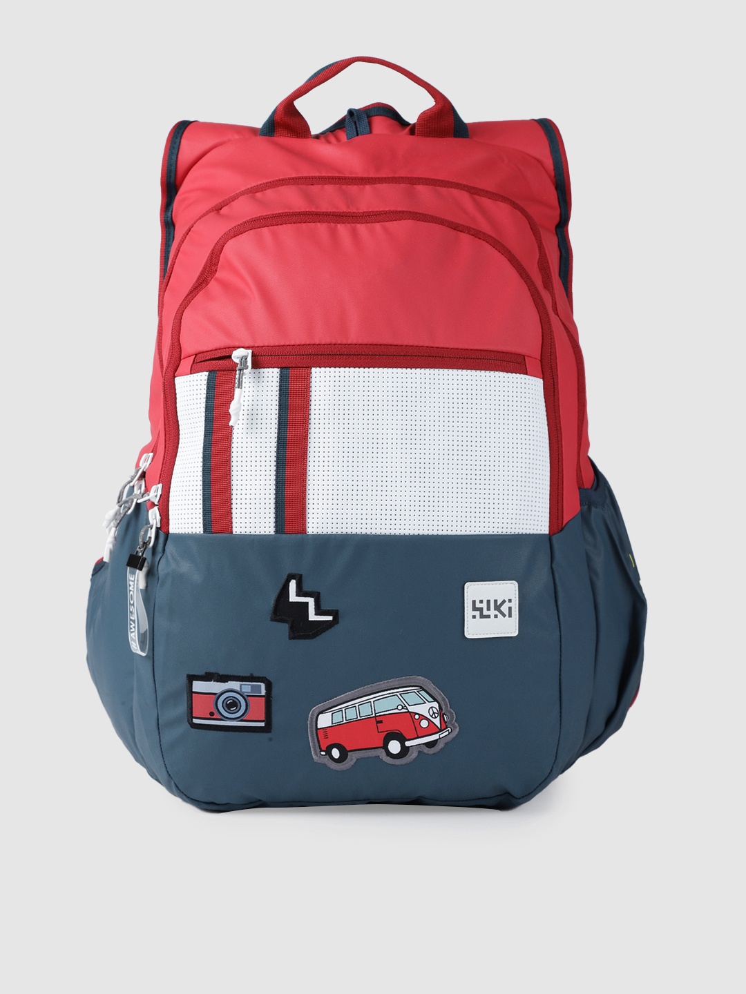 

Wildcraft Unisex Red & Navy Blue SQUAD PRO 1 Coa Backpack