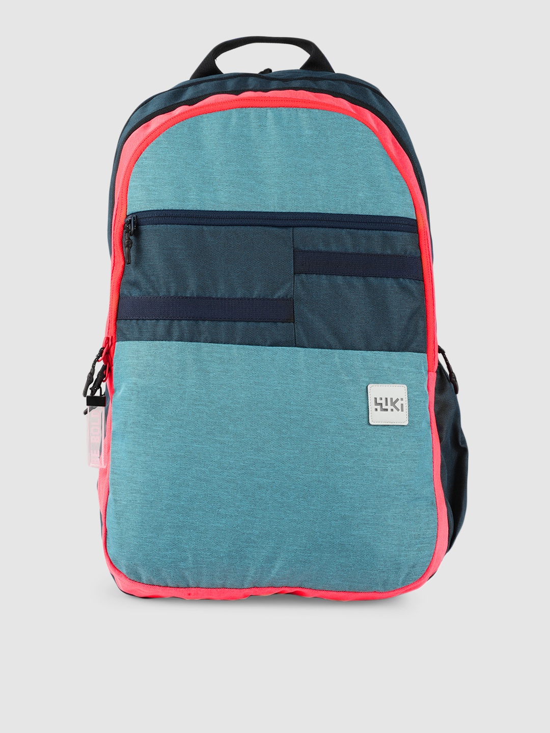 

Wildcraft Unisex Blue & Green Colourblocked Backpack