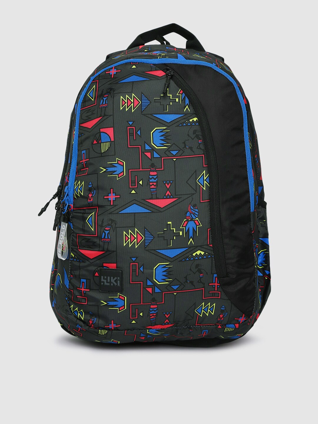 

Wildcraft Unisex Black Graphic Backpack