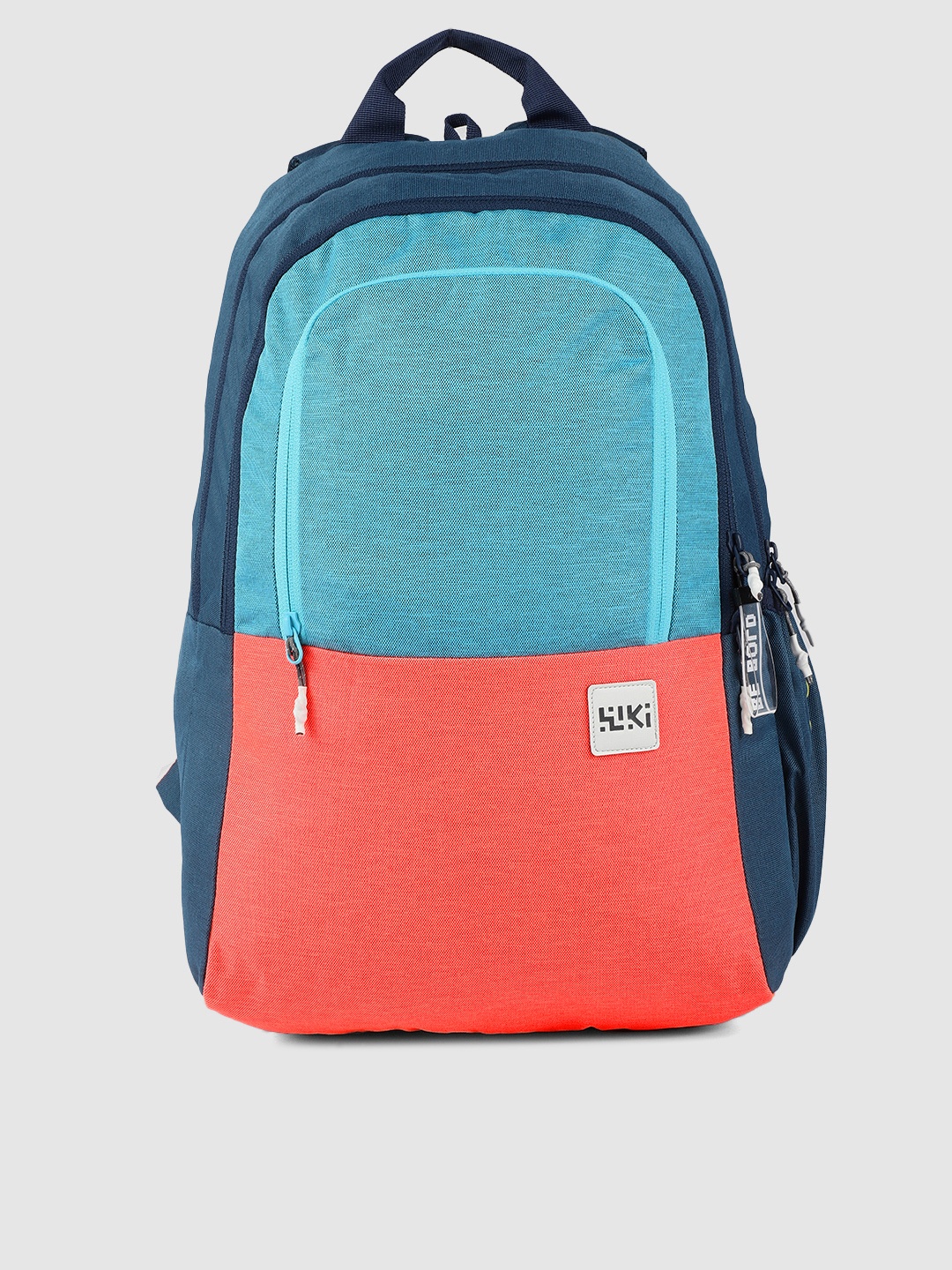 

Wildcraft Unisex Blue & Orange Colourblocked WIKI PACK 2 Canvas Backpack