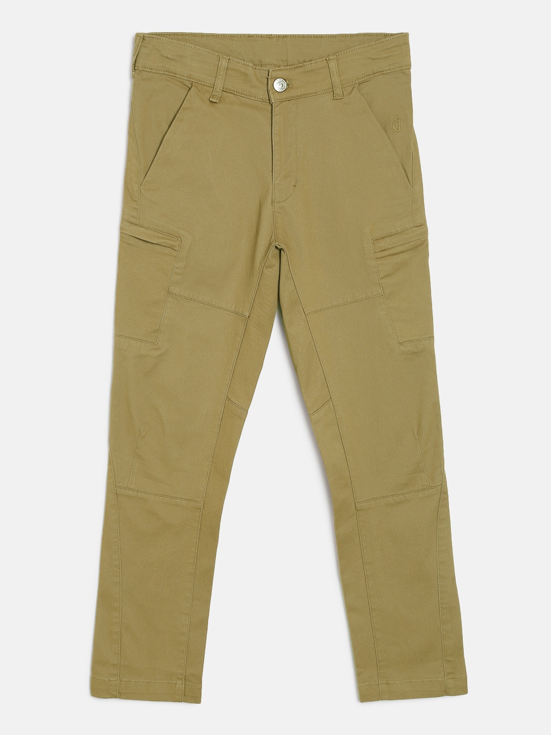 

Gini and Jony Boys Brown Slim Fit Solid Regular Trousers