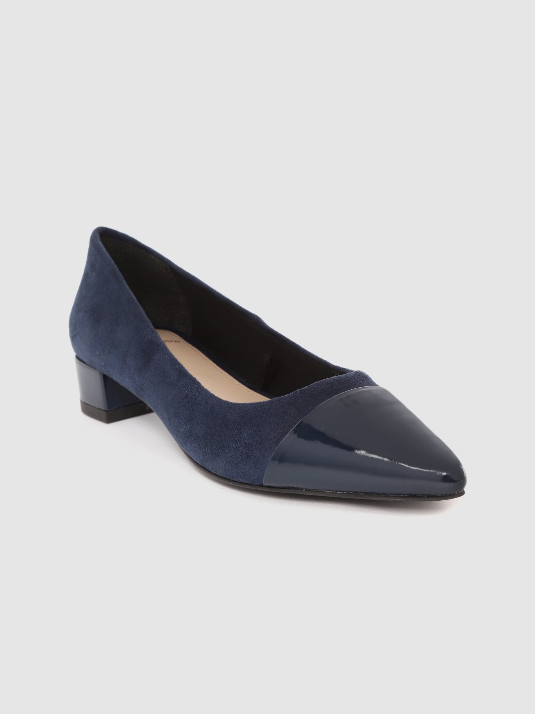 

Carlton London Women Navy Blue Solid Pumps