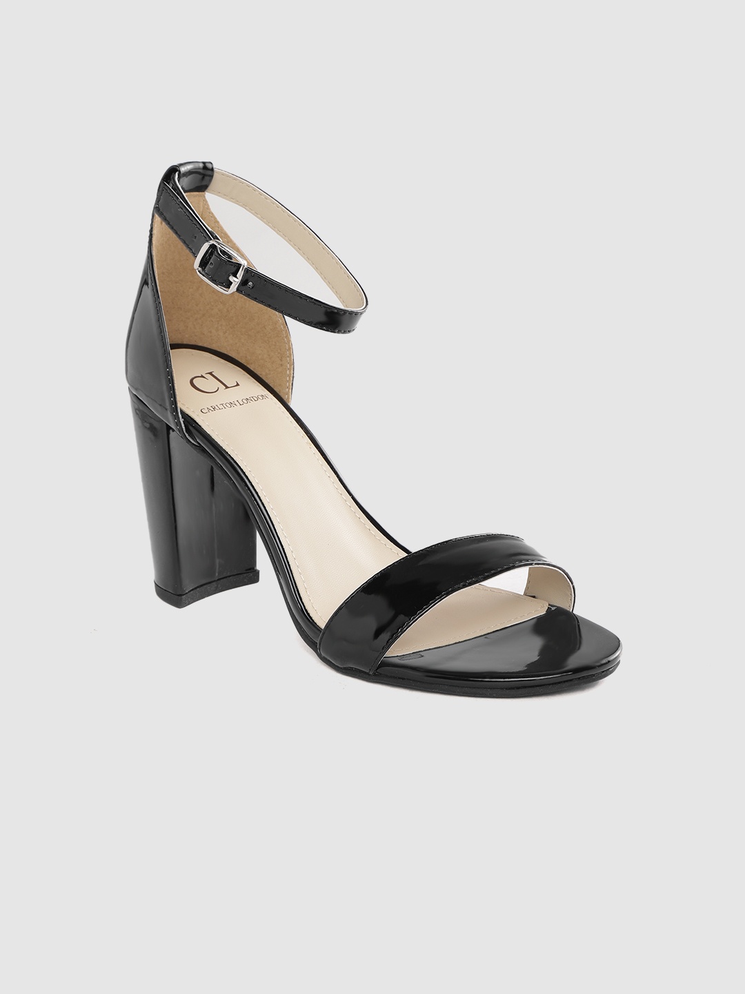 

Carlton London Women Black Solid Block Heels