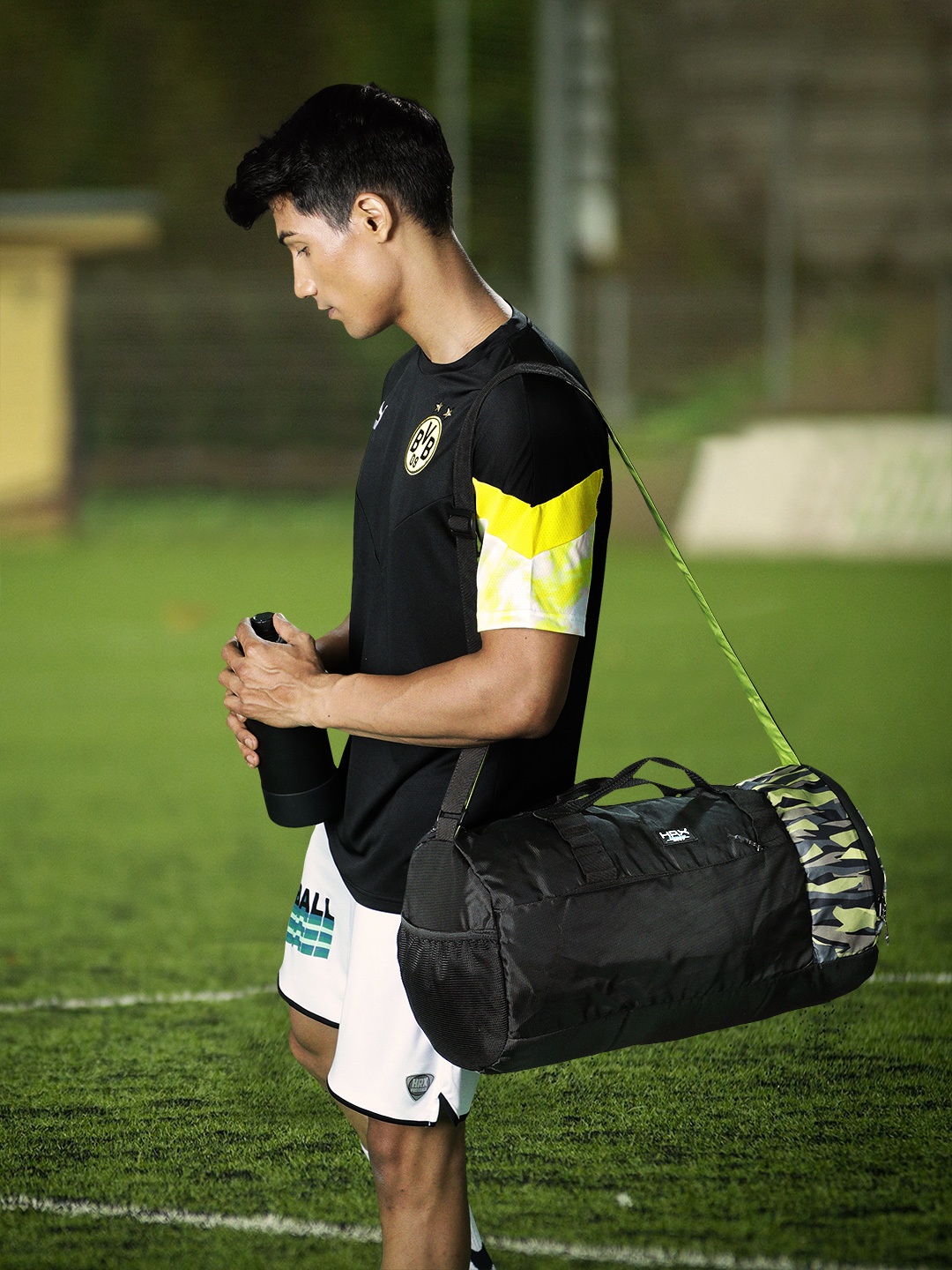 

HRX by Hrithik Roshan Unisex Black Solid Training Duffel Bag