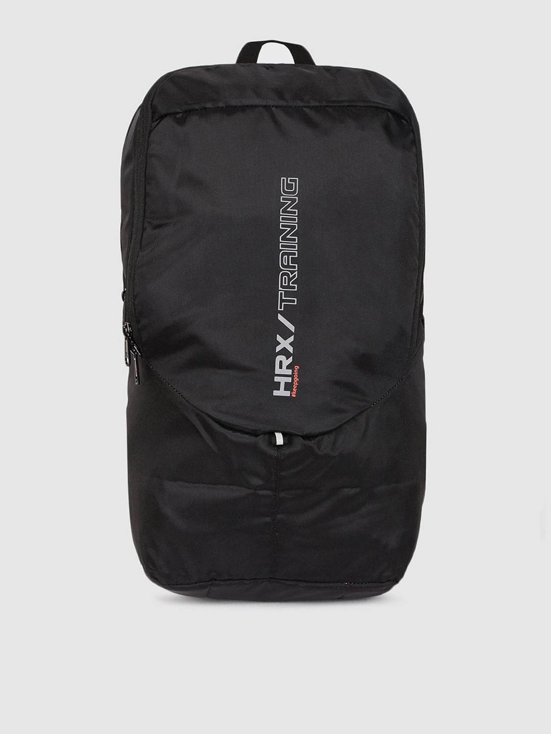 

HRX by Hrithik Roshan Unisex Black Brand Logo Backpack
