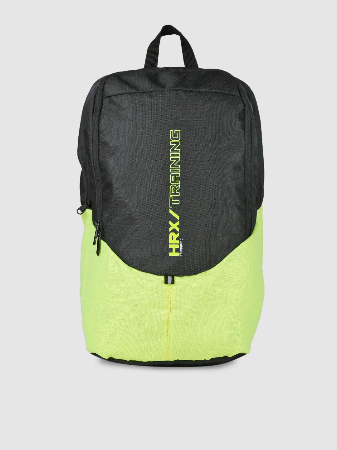 

HRX by Hrithik Roshan Unisex Black & Fluorescent Green Colourblocked Carryon Backpack