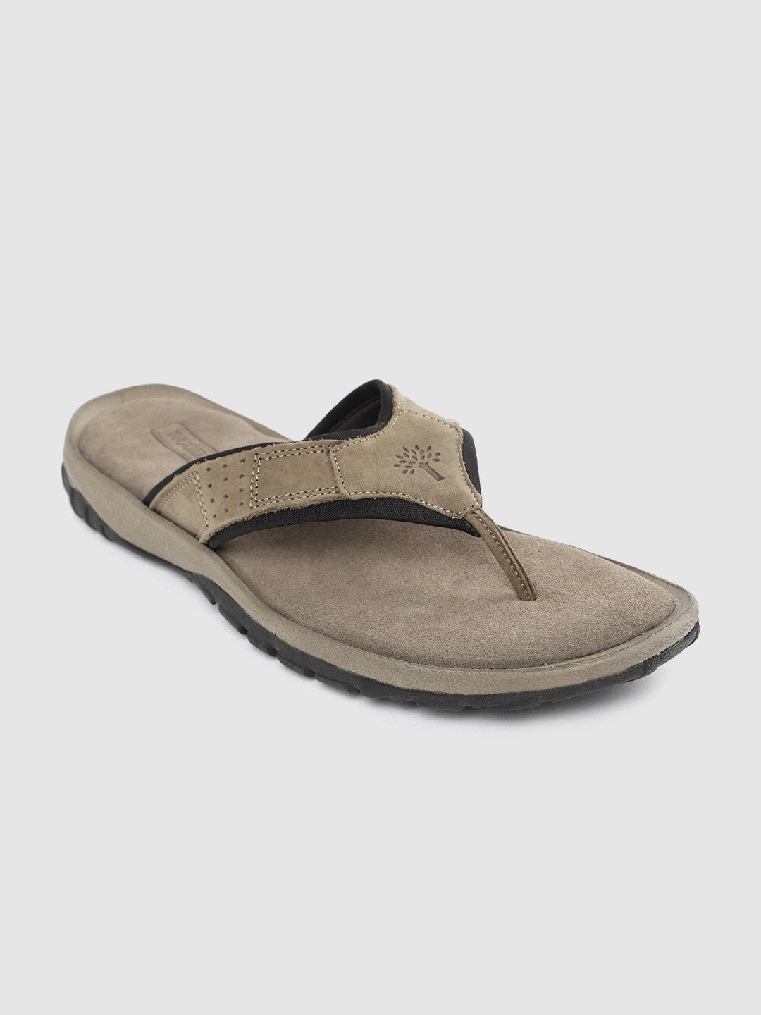 

Woodland Men Khaki Nubuck Comfort Sandals