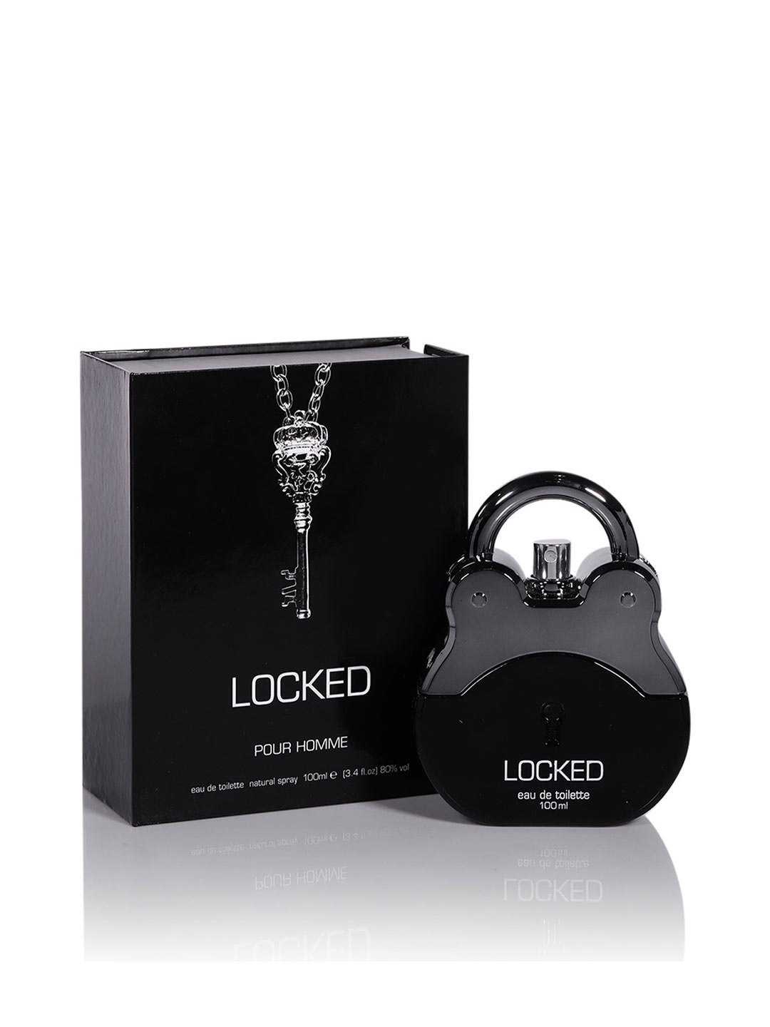 

Laurelle London Men Locked Eau De Toilette 100 ml, Black