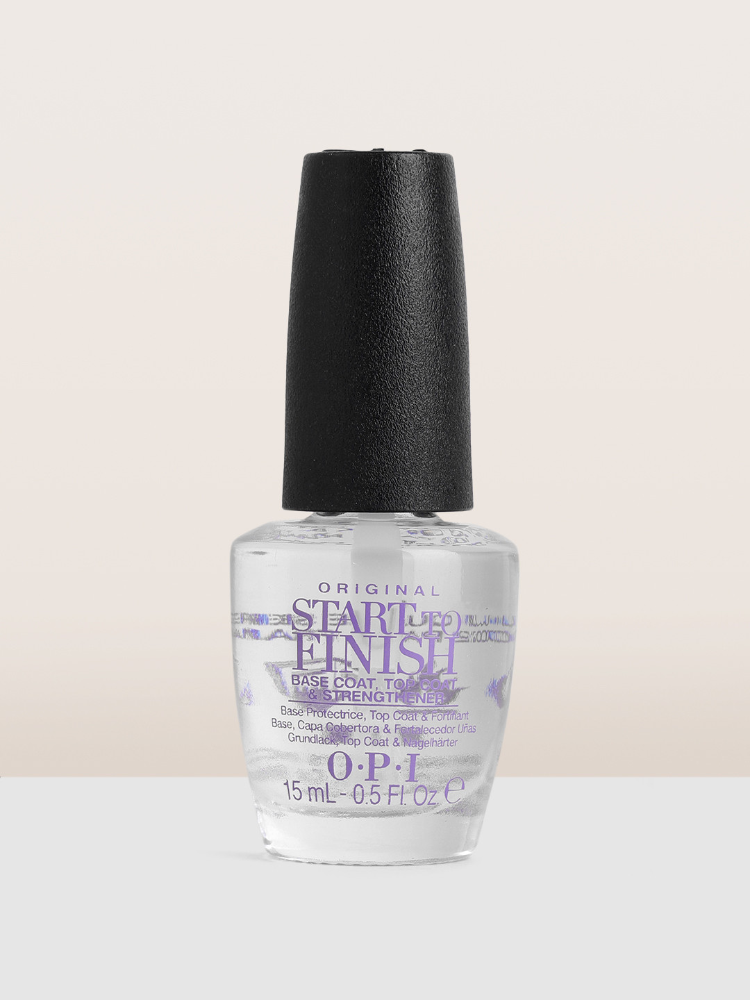 

O.P.I Start To Finish Base & Top Coat Nail Strengthener - 15 ml, Transparent