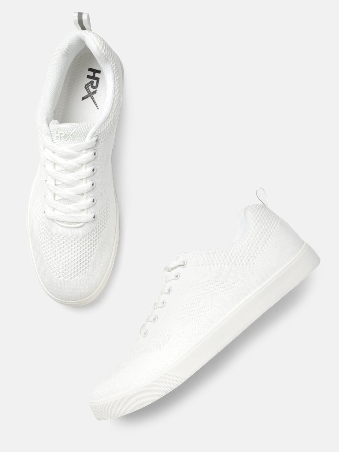 

HRX by Hrithik Roshan Men White Solid Fly Sneakers