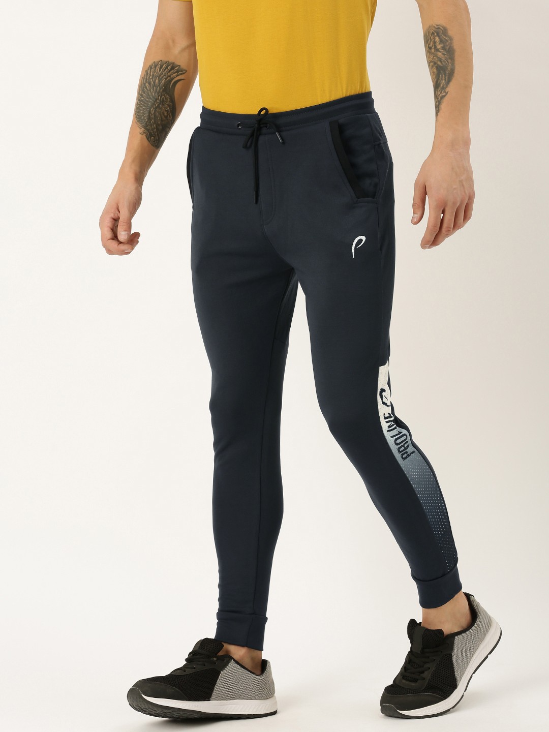 

Proline Active Men Navy Blue Slim Fit Solid Joggers