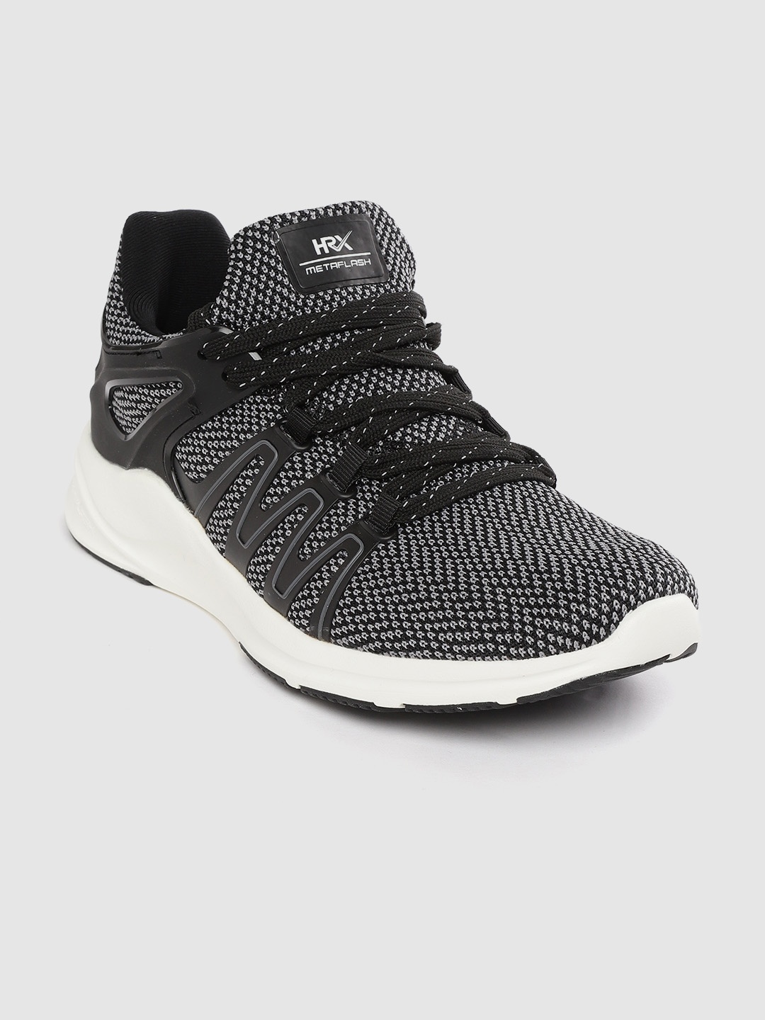 

HRX by Hrithik Roshan Men Black & Grey Metaflash Running Shoes