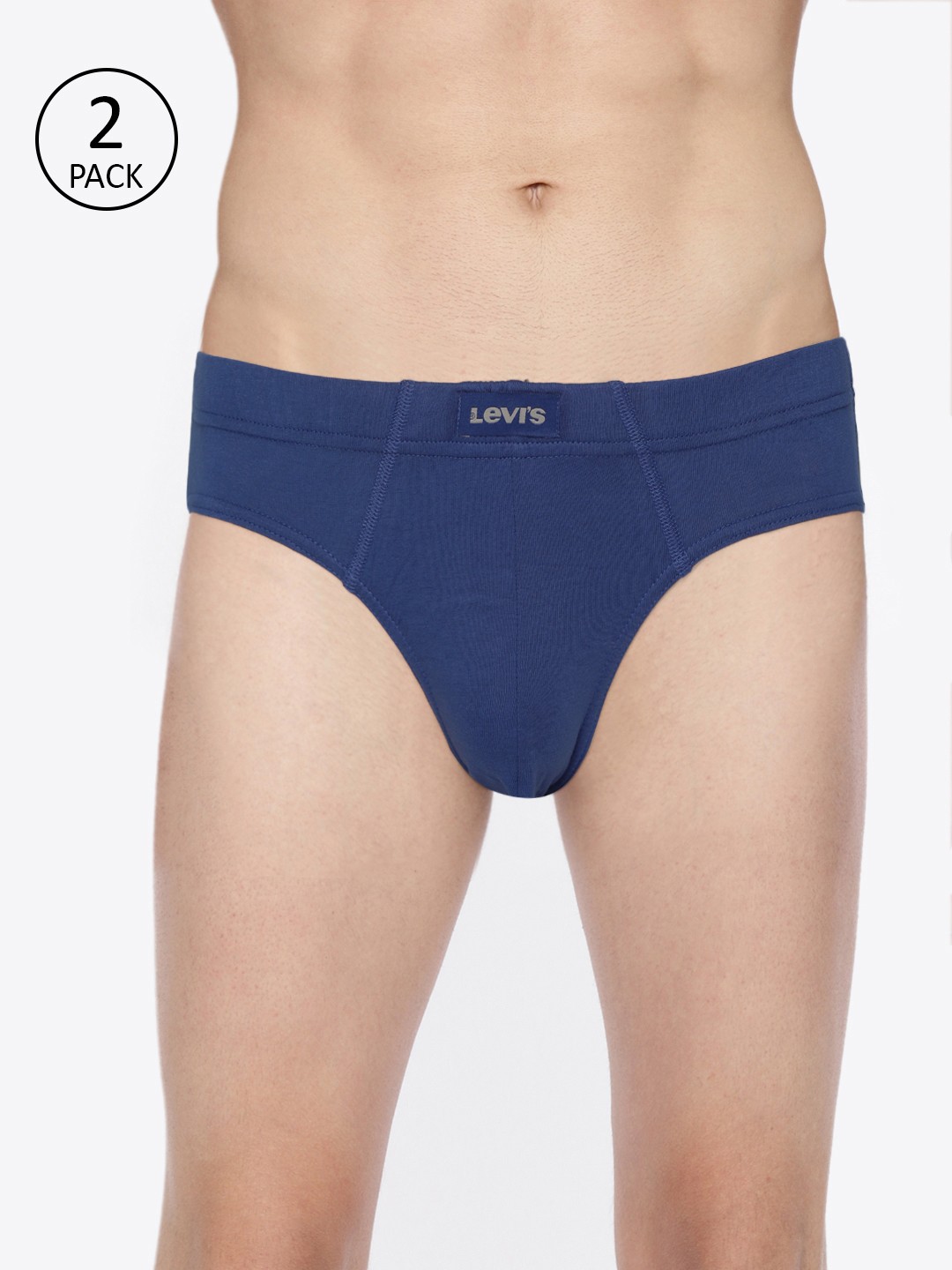 

Levis Men Pack of 2 Blue Solid Briefs #011