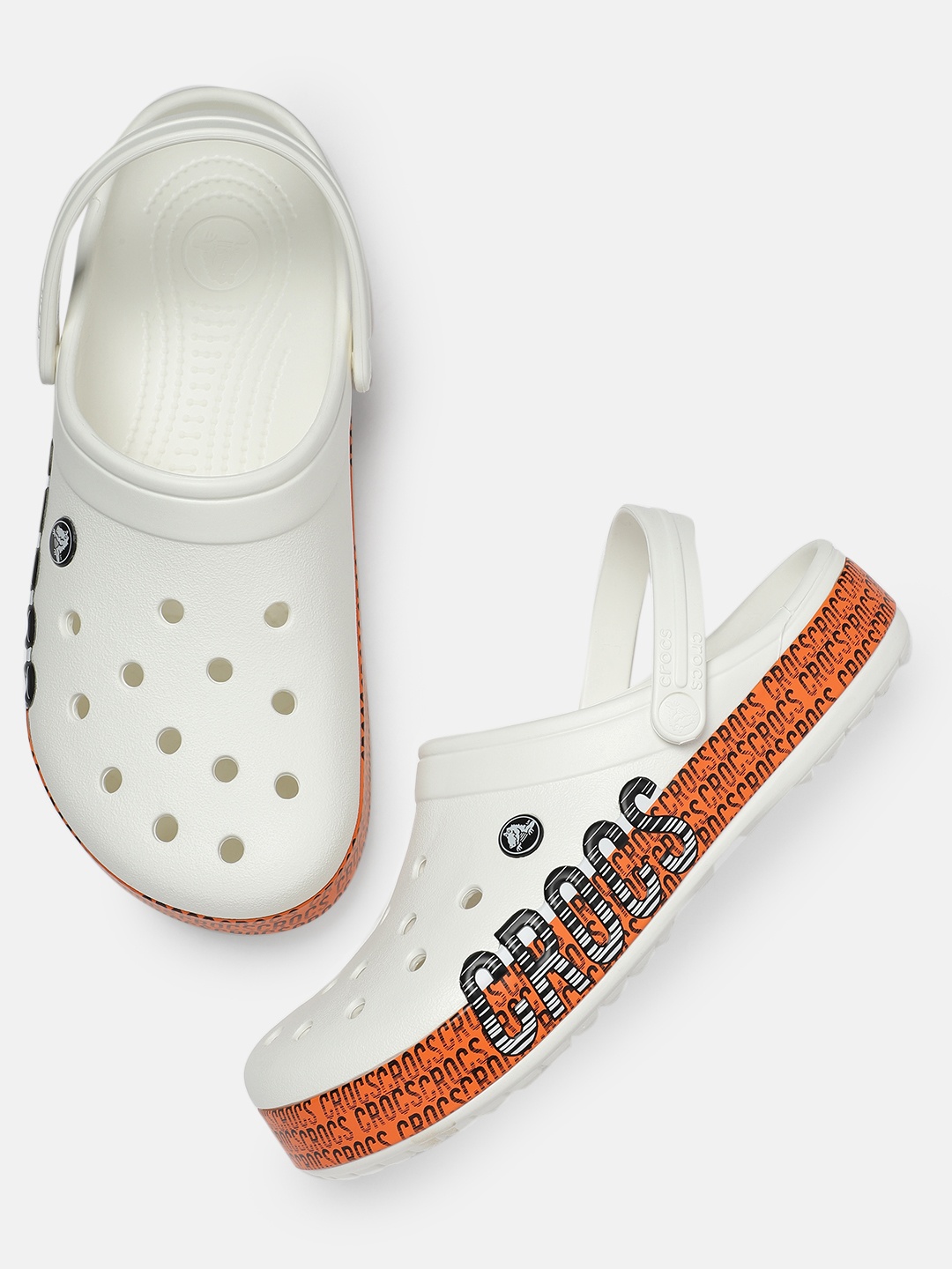 

Crocs Unisex White Solid Motion Clogs