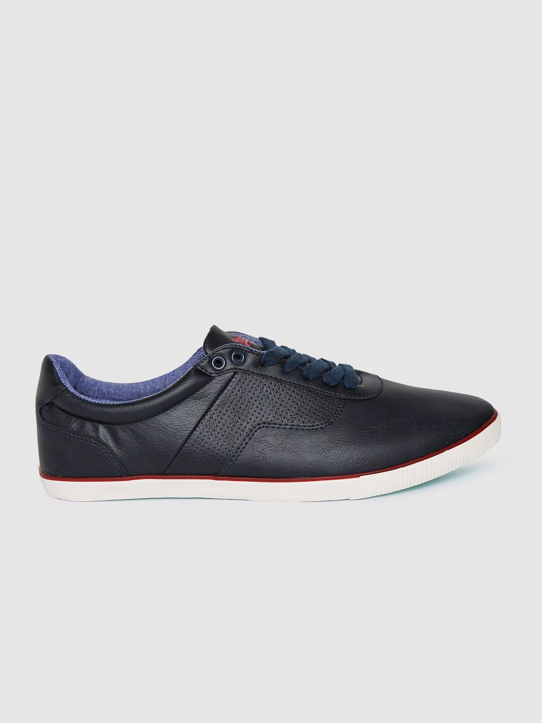 

Roadster Men Navy Blue Solid Sneakers