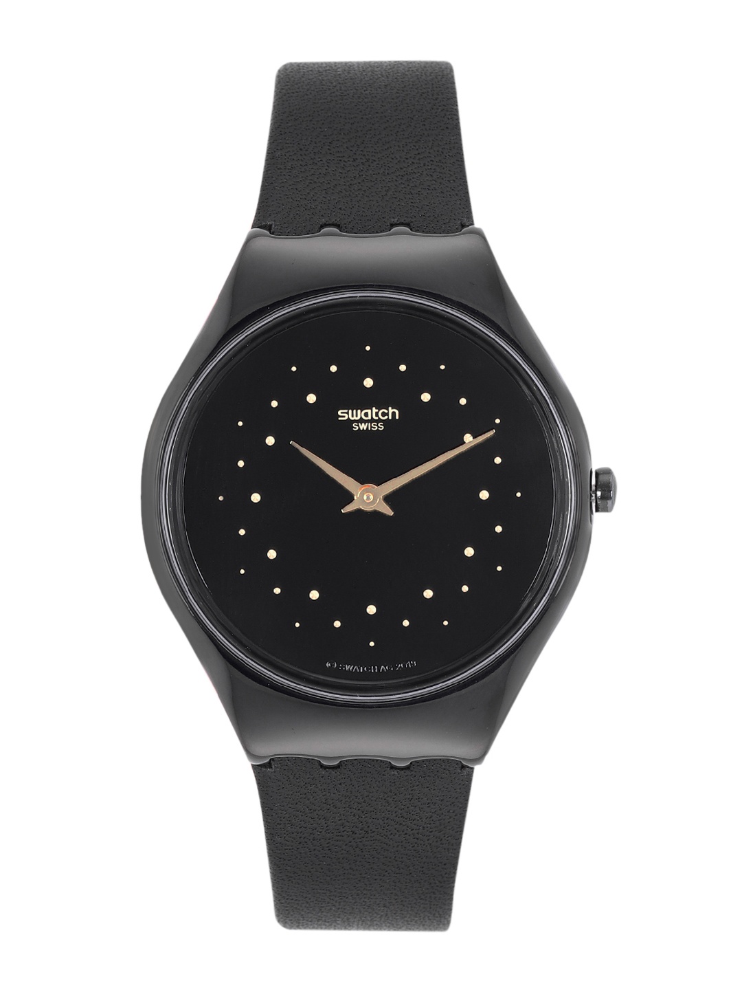 

Swatch Women Black Swiss Made Water Resistant Analogue Watch SYXB102