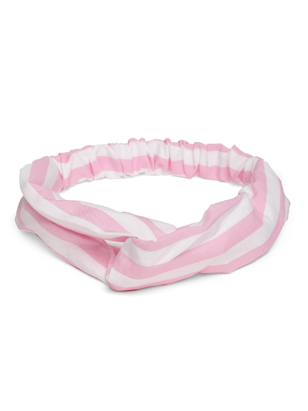 

ToniQ Pink & White Striped Hairband