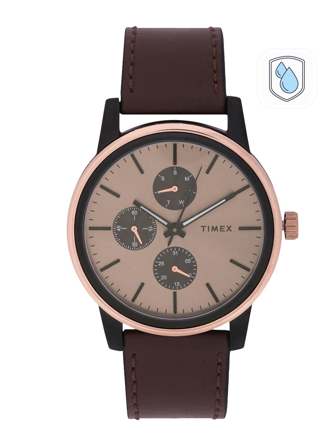 

Timex Men Brown Multifunction Analogue Watch - TWEG18903