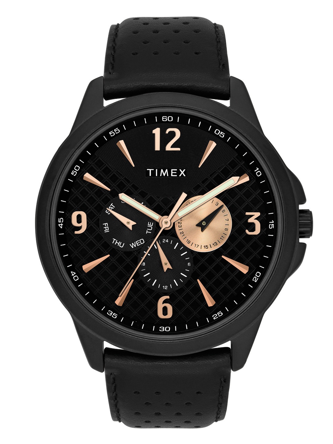 

Timex Men Black Multifunction Analogue Watch - TWEG16517