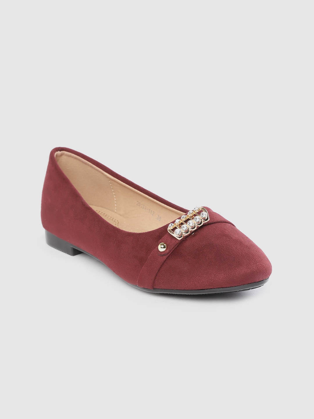 

Lavie Women Maroon Solid Ballerinas