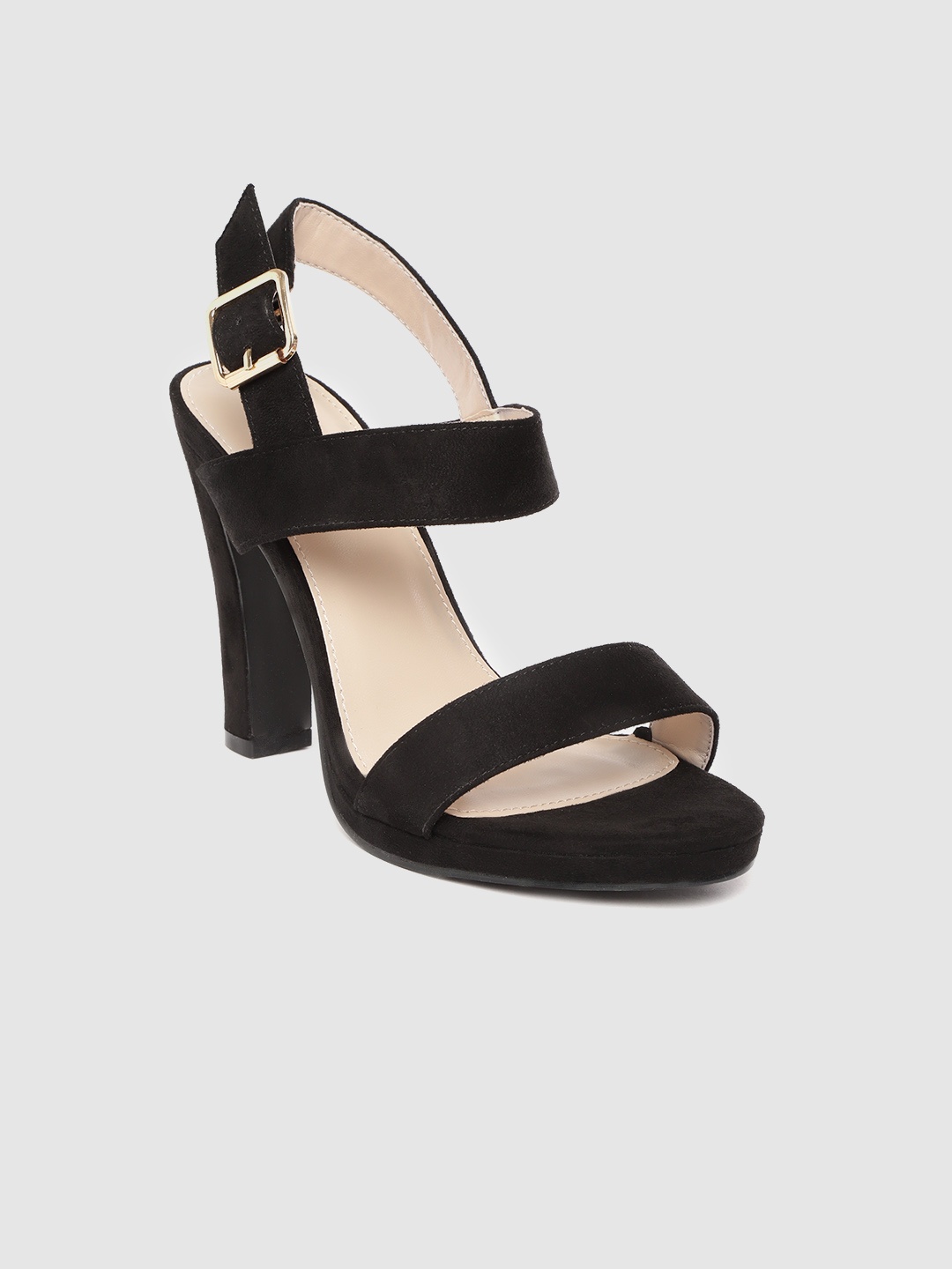 

Lavie Women Black Solid Block Heels