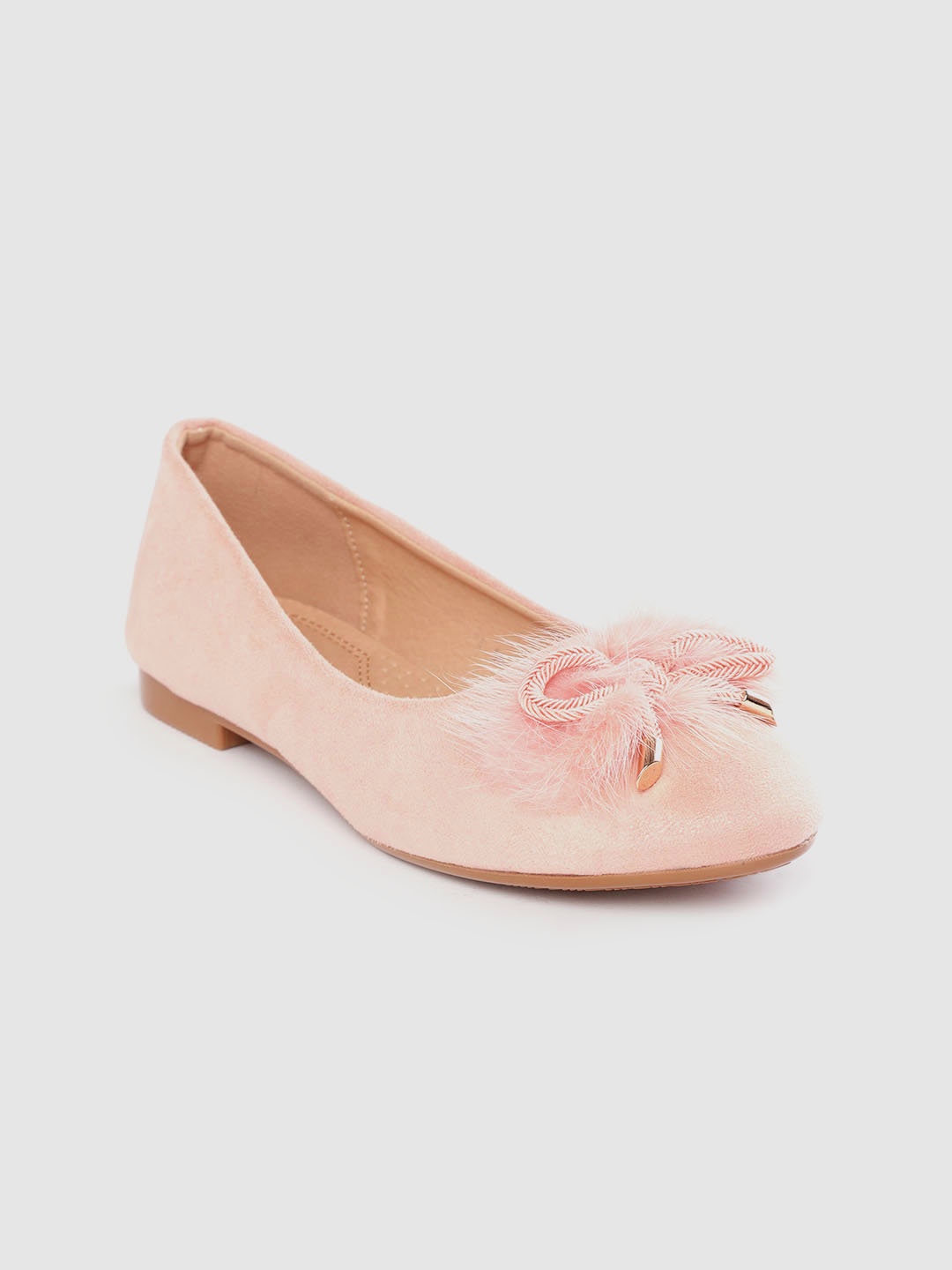 

Lavie Women Pink Solid Ballerinas