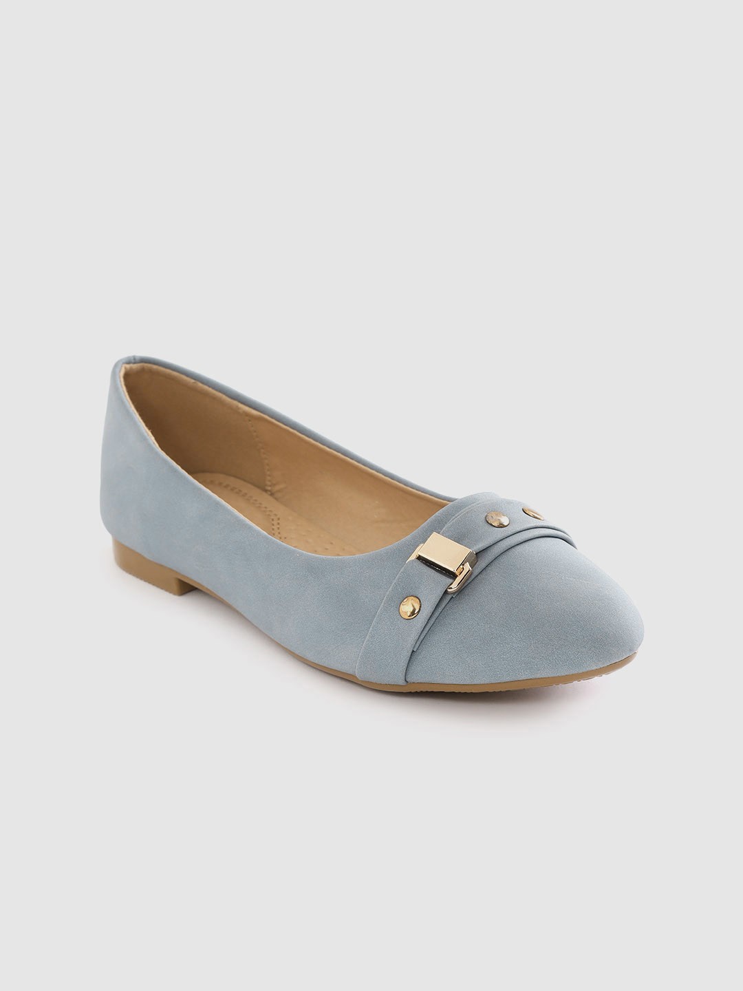 

Lavie Women Blue Solid Ballerinas