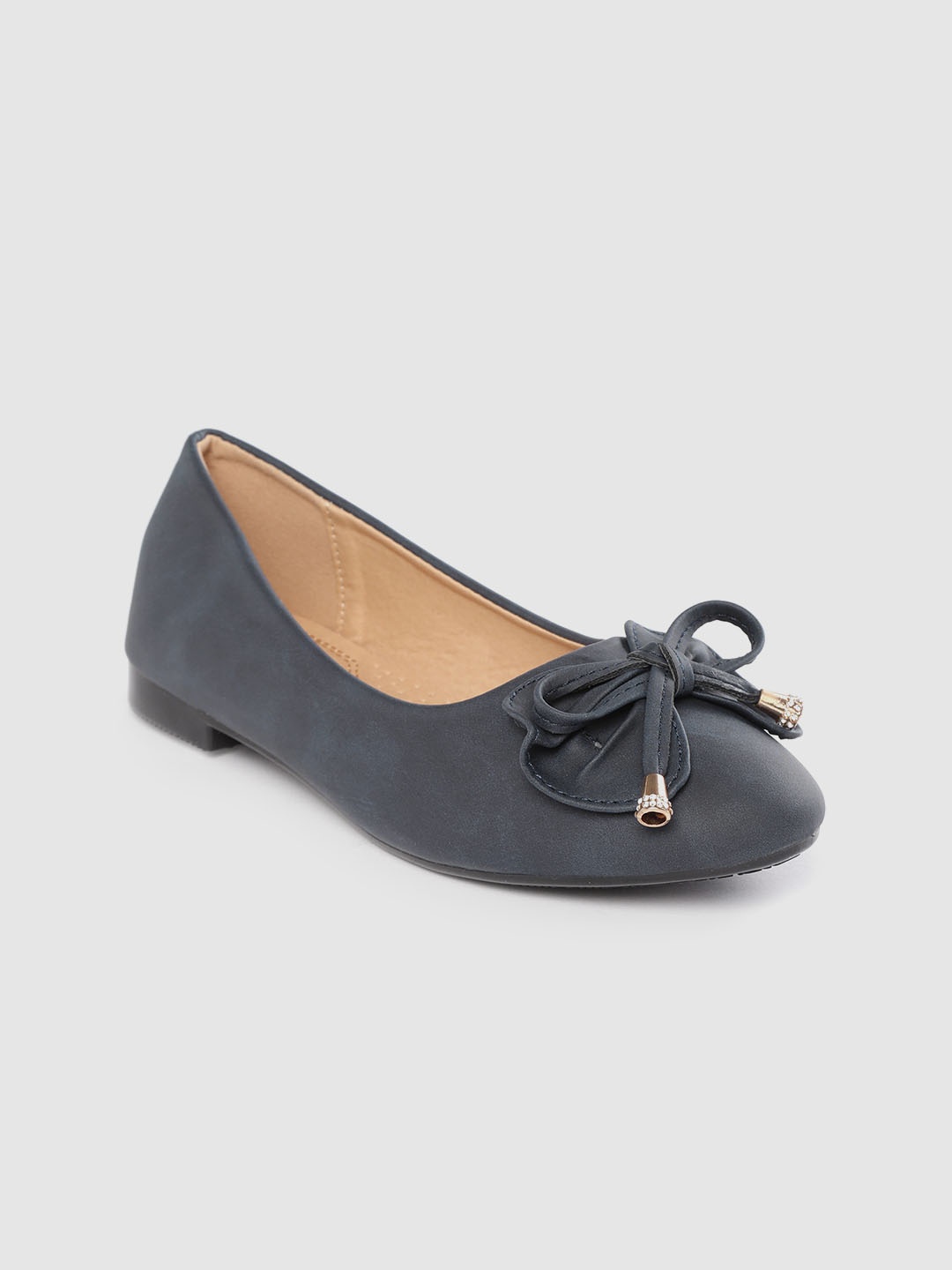 

Lavie Women Navy Blue Solid Ballerinas